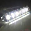 ALTEED Small Thin LED Flashlight Bar, 24 Patterns of Illumination, Supports 12 V 24 V, White, Multiple Synchronous Interlocking Function