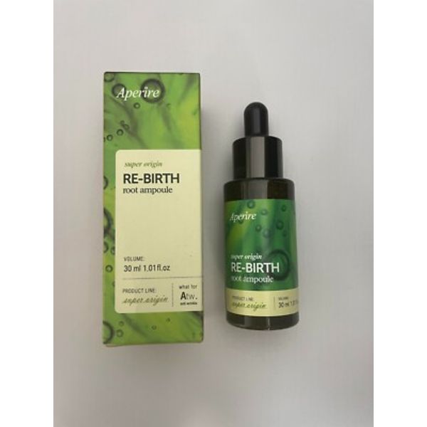 Aperire Re-Birth Root Ampoule Face Serum Anti Aging Wrinkle 1.01 oz