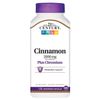 21st Century Cinnamon 2000mg Plus Chromium Vegetarian Capsule 120 Count