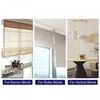 uxcell Chain Cord Blind Bead Vertical Roller Shade for Window Curtain Replacement, Gray