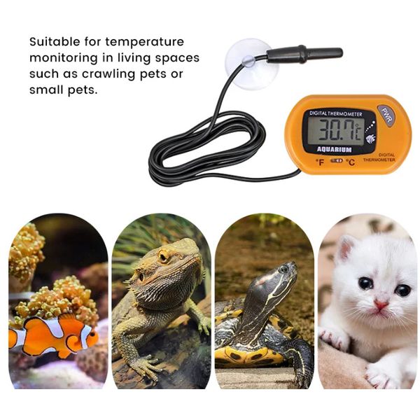 Digital Thermometer Water Temperature Meter for Aquarium Fish Tank Pet Breeding