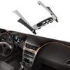 CHEDA Dash Bezel Trim Vent Compatible with Chevy Malibu 2008-2012 Instrument Trim Silver