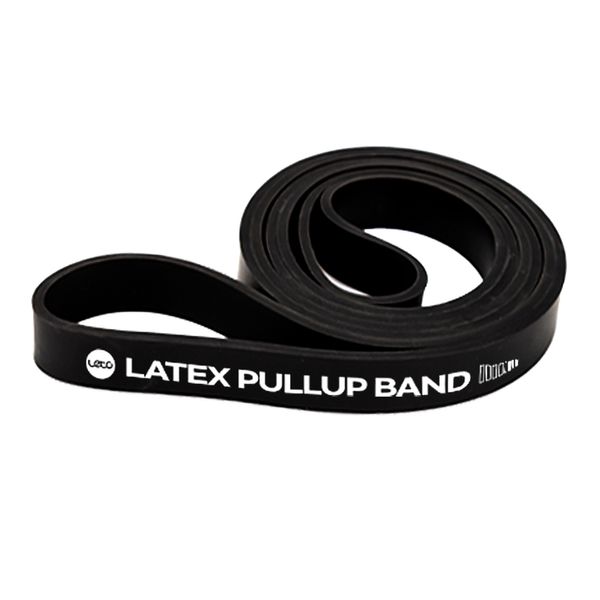 Leto latex pull-up band chin-up exercise band 3 steps LSW-P03, black