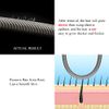 Spring Hair Remover - 4 Pack Stainless Steel Spring Epilator - Facial Hair Remover for Women Face, Chin Hair, Upper Lip Hair, Women Mustache