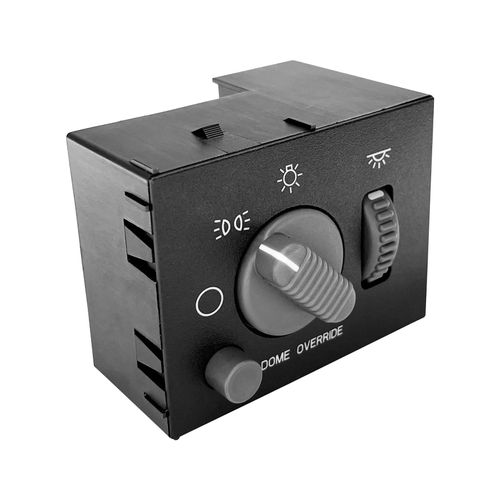 Headlight Switch Instrument Panel Dimmer Switch Gray Knob | Replacement for 1999-2002 Chevy Avalanche, Silverado, Suburban, Tahoe & GMC Sierra, Yukon | Replaces# 15755595, D1534G, DS-968
