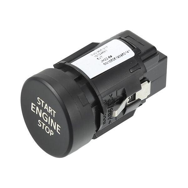 A ABSOPRO Push Button Starter Switch No.3VD905217 Engine Start Stop Switch Button for Skoda Kodiaq 2017-2021 Black