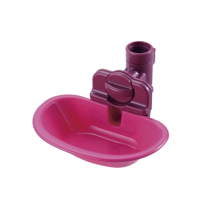 Richell Water Dish , safety pink