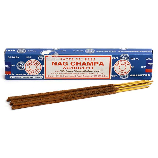 Satya Nag Champa Incense Sticks Agarbatti 15g, 3 Packs