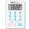BaldrTherm Kitchen Timer, Digital Timer with Magnet, Waterproof, Large Screen, Long Time, 10 Key Buttons, Silent Mode, Repeating Function, Countup, Countdown, Study, Sports, Learning Bath, Stylish
