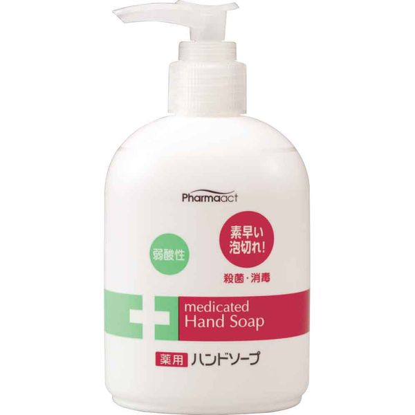 Pharmaact Medicated Weak Acid Hand Soap Bottle, 8.5 fl oz (250 ml)