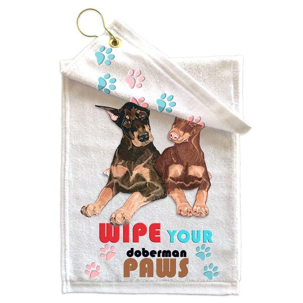 Doberman Pinscher Paw Wipe Towel