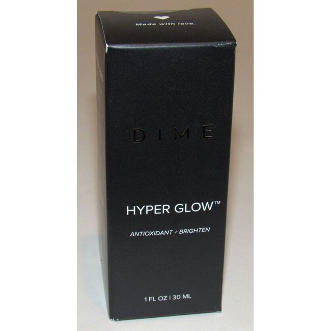 DIME Hyper Glow Serum 1 Oz 30 mL Full Size NIB SEALED Brightening + Antioxidant