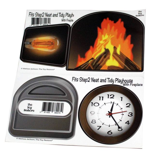 The Toy Restore Replacement Decals Stickers Fits Step2 Playhouse Neat