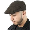TOSKATOK Tweed Flat Caps-BROWNHERR-SM