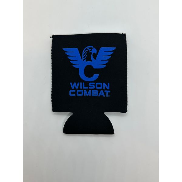 Wilson Combat Logo  Beer / Soda Koozie - Black/Blue