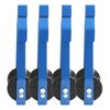For Universal 4PCS 3 inch Blue Steel Cable Roller Up to 3" Diameter