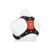 S-TRIPLE LED Safety Alarm Vest, Orange, Medium