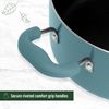 Ceramic Nonstick Pots and Pans Set, Premium Ceramic Coating Made without PFOA, P