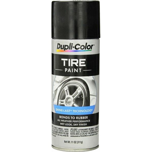 Dupli-Color Tire Paint Black, 10 Ounce (TP101)