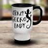 Shopagift Crazy Gecko Lady Travel Mug Cup