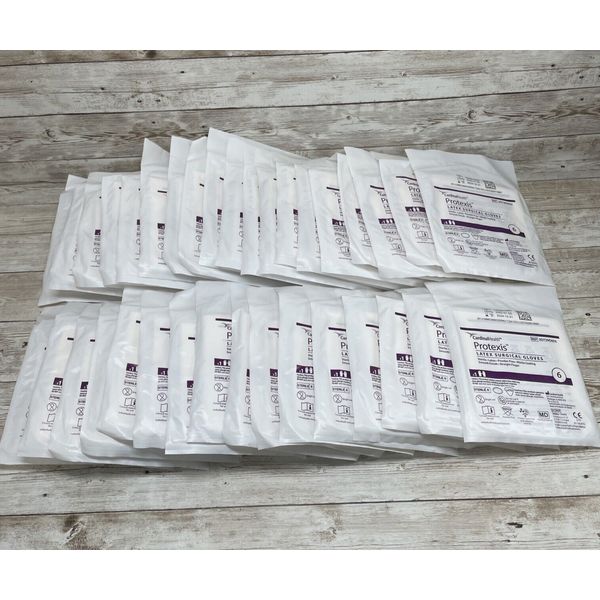 35 Pair Cardinal Health Protexis Latex Surgical Glove Sterile Size: 6 Exp: 12/24