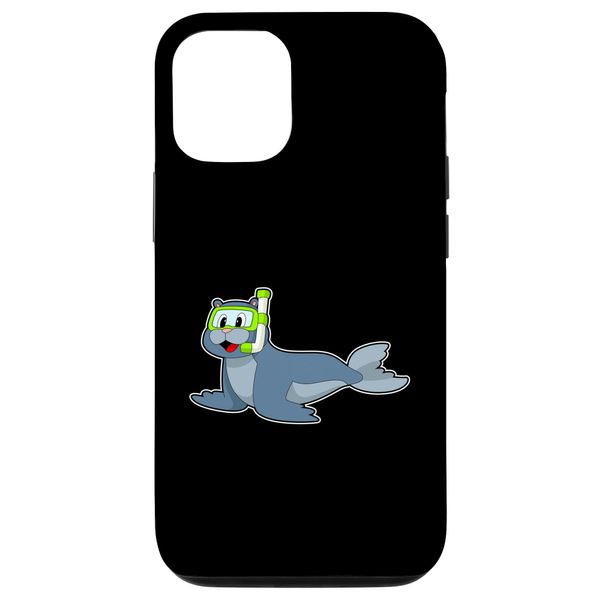 iPhone 13 Seal Diver Swimming goggles Snorkel Case