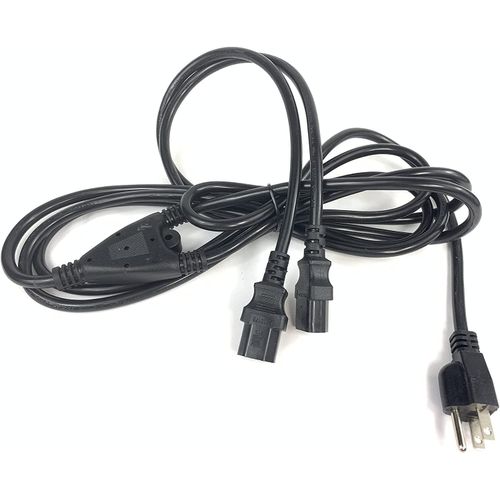 [UL Listed] OMNIHIL 10FT 3 Prong Power Cord Splitter Compatible with Dri-Eaz DriTec 4000i Desiccant Dehumidifier F533