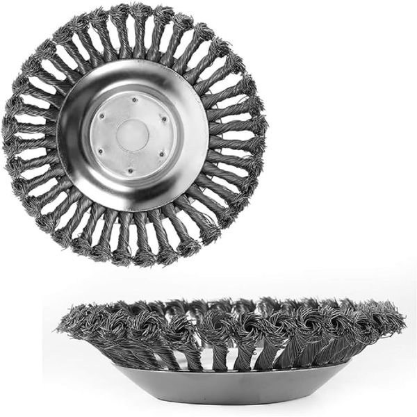 ISE 150mm (6") Universal Wire Brush Head with 20mm centre hole unit