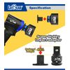LABEAR-4PCS Low Profile Impact Socket Adapter Set - Drive Reducing