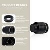 Bwintech 10 Pcs 4mm Tubing OD Push to Connect Pneumatic Cap Plug Fitting (PPF4)