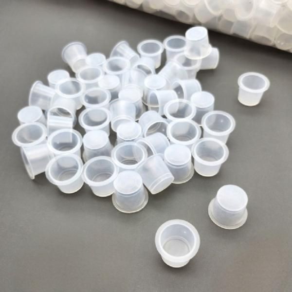 10 Pack Round Plastic Tattoo Ink Pigment Cups