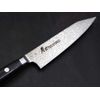 Coreless Damascus Sword Shaped (Cut) Petty 120 Black Micarta