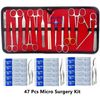 47 PC MINOR MICRO SURGERY AND FIRST AID KIT SURGICAL  INSTRUMENTS