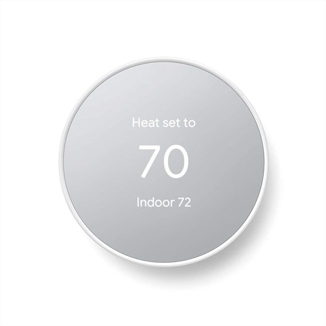 Google Nest Smart Thermostat Snow, Programmable Wifi Thermostat -, Programmable Wifi Thermostat -, Snow