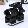 dophee 1" 25.4mm Ring Scope Mount + Same Base Extend Picatinny 20mm Rail 2 in 1