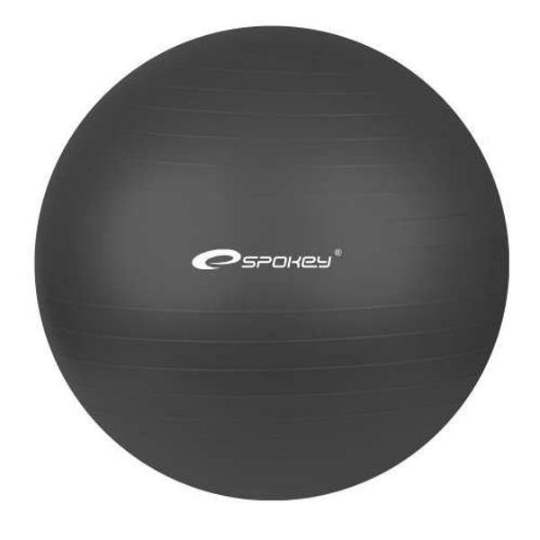 S.B.J - Sportland Gymnastikball/Sitzball mit Anti-Burst System 75 cm schwarz, mit Pumpe