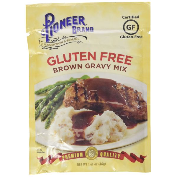 Pioneer Brand Gluten Free Brown Gravy Mix 1.61 Oz (Pack of 6)