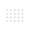 sourcing map 3mm PP Solid Plastic Balls, Precision Bearing Ball 300pcs
