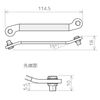 Engineer DHX-03 Low Profile Vent Wrench Offset Hex Opposite Side 0.2 inch (5.0/6.0 mm)