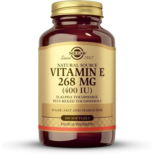 solgar vitamin e 268 mg (400IU) 100 softgel 5218 EXP:11/26