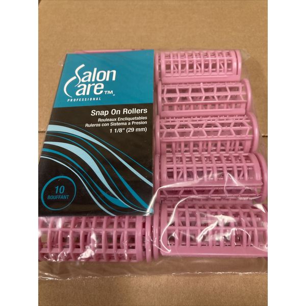 Salon Care Professional Snap-On Rollers 10 Rollers