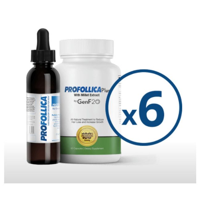 6 PROFOLLICA PLUS Hair Regrowth System Treatment DHT Blocker Reduce Hair Loss