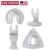4X Oscillating Multi Tool Blade Diamond Saw Blades Set for Mortar Grout Removal