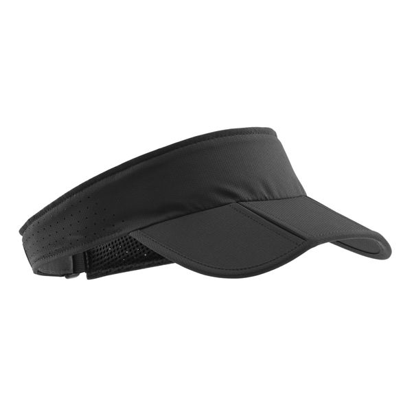 CEP – Running Visor | Leichte Faltbare Visor Cap mit Sonnenschutz und gebogenem Sonnenschild in schwarz in Unisex in one Size