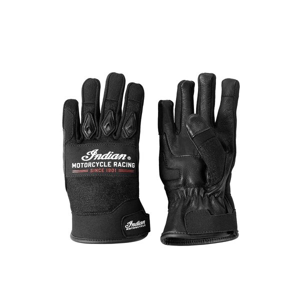 Indian Motorcycle Youth eFTR Gloves, Black