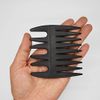 Professional Men Styling Comb, Pompadour Streaker Comb Texture Wide Tooth Comb for Hairstyling Shaping Wet Pick Hairdressing Comb, Black