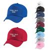 Personalised Embroidered BC010 Baseball Cap Add Your Text, Unisex Workwear Baseball Cap (GraphiteGrey)