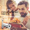 Universal Socket, Self-adjusting Socket 1/4'' - 3/4'' 7mm-19mm, Adapter Socket for Wrench Ratchet & Power Drill, Super Grip Socket, Christmas Stocking Stuffers Tools