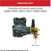 Simpson AAA 7106701 Quick Connect 3/8 Outlet Fitting Connector with O-Rings