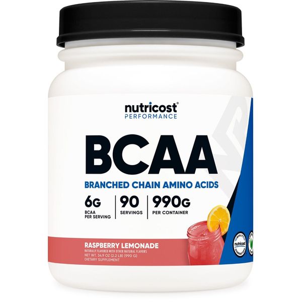 Nutricost BCAA 2:1:1 Powder (Raspberry Lemonade) 90 Servings